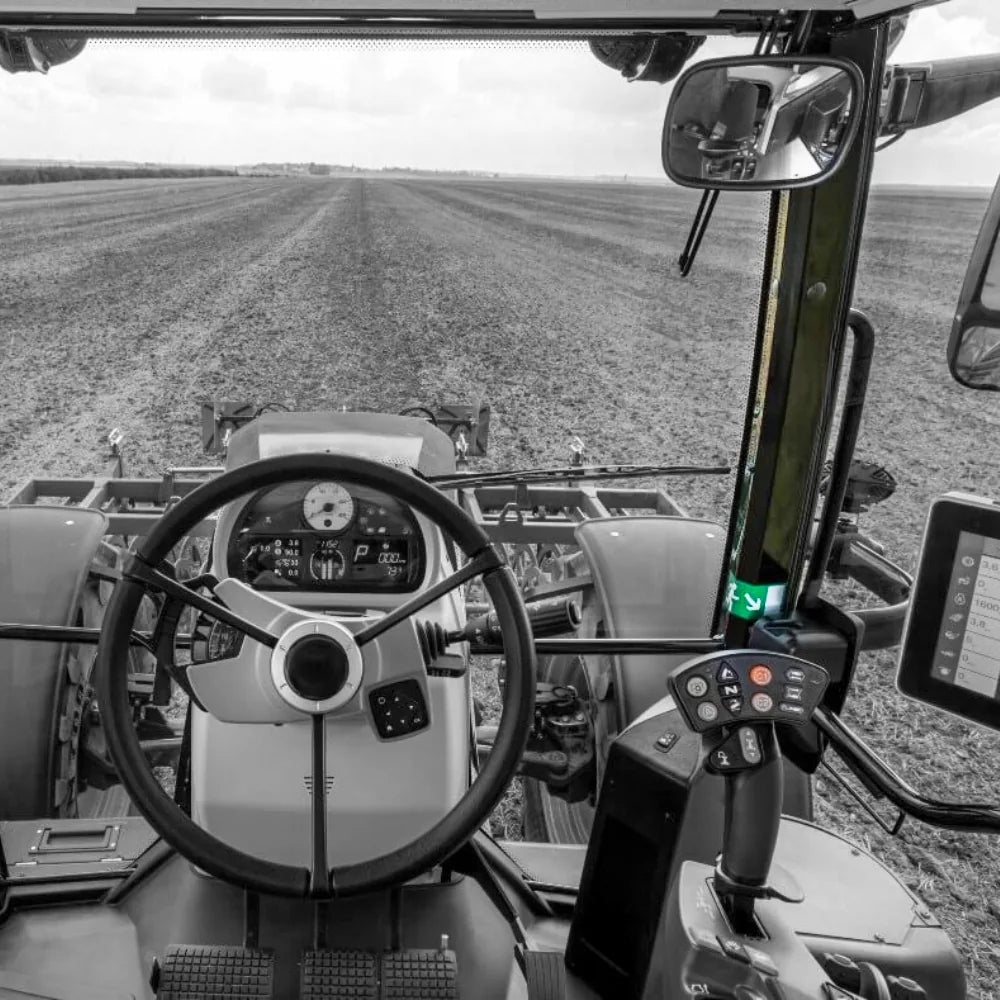 Massey Ferguson 6700S Series right A-pillar – CabGear cab identification